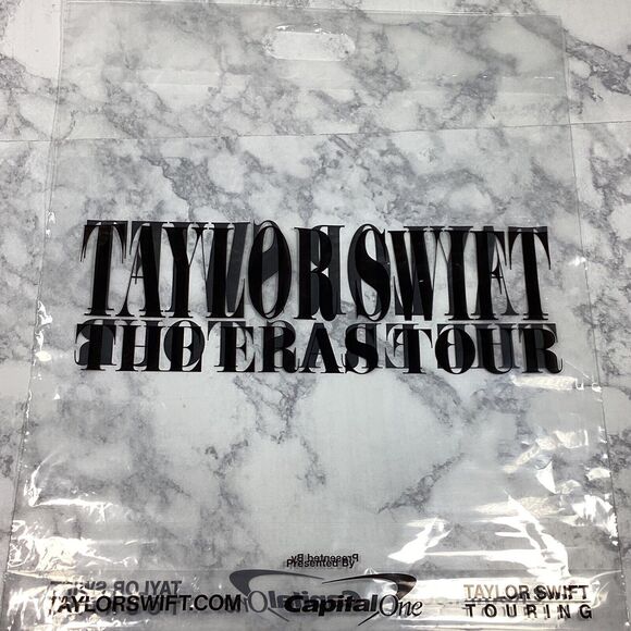 Taylor Swift The Eras Tour Official Black T-shirt New Large Merch Bag - Picture 7 of 9